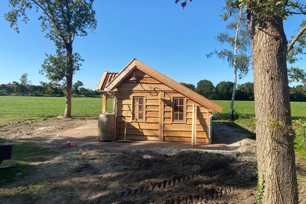 Hoekmodel kapschuur terrasoverkapping  